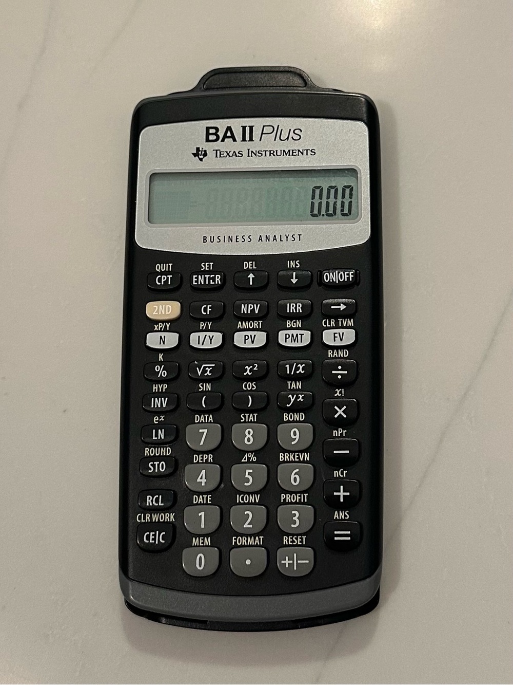 Texas Instruments Calculator - BA II Plus